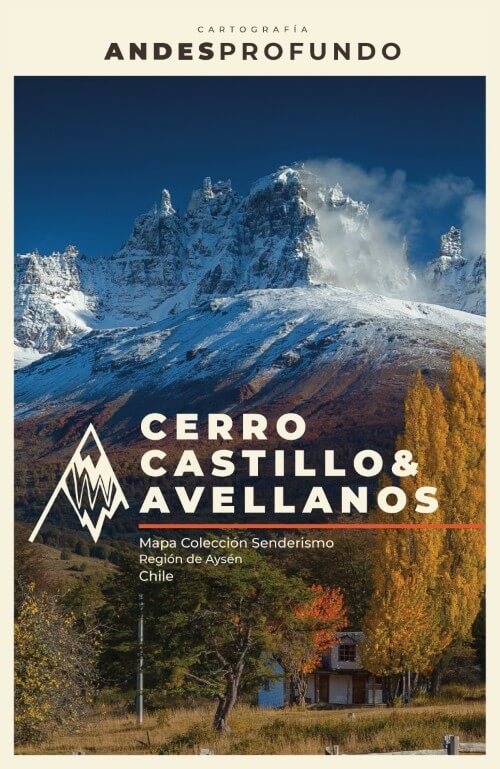 Mapa guía - Cerro Castillo y Cordillera de Avellano