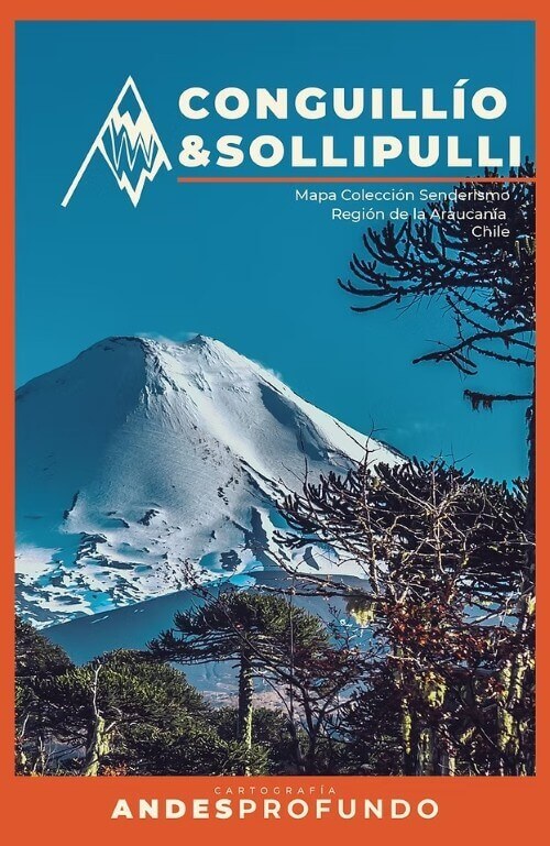 Mapa guía - Conguillio y Sollipulli