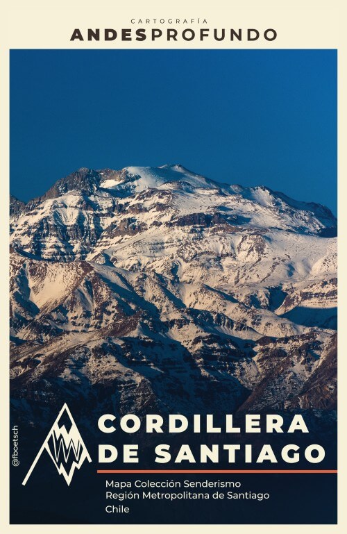 Mapa guía - Cordillera de Santiago