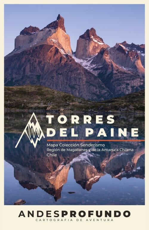 Mapa guía - Torres del Paine