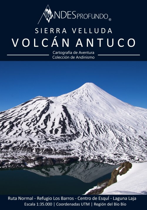Mapa guía - Volcán Antuco 
