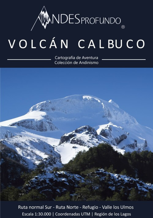 Mapa guía - Volcán Calbuco