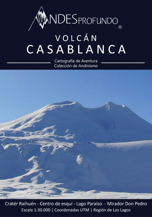 Mapa guía - Volcán Casablanca