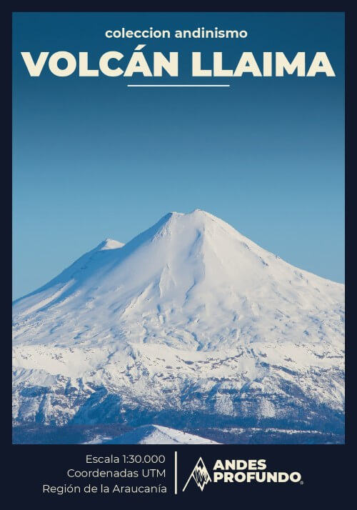 Mapa guía - Volcán Llaima