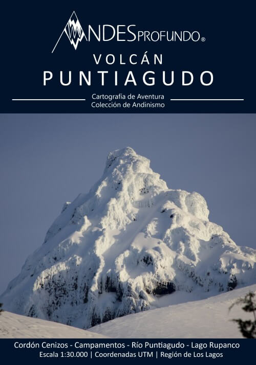 Mapa guía - Volcán Puntiagudo