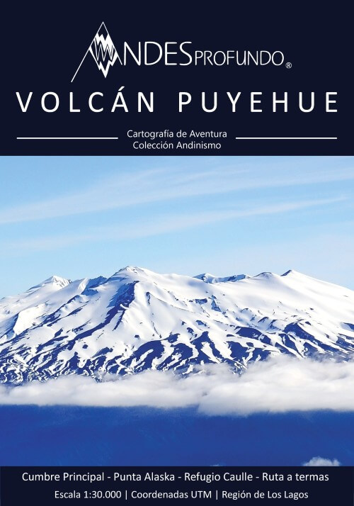 Mapa guía - Volcán Puyehue