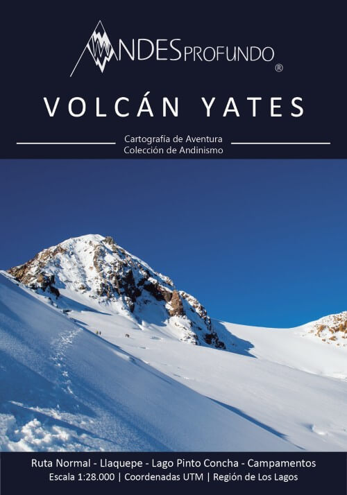 Mapa guía - Volcán Yates