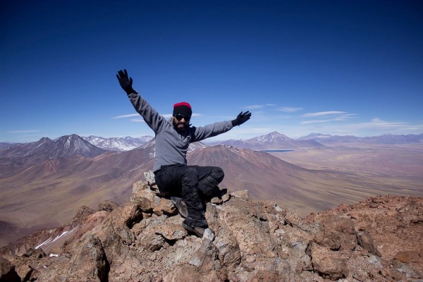 Libro de cumbre Volcán Tumisa Andeshandbook