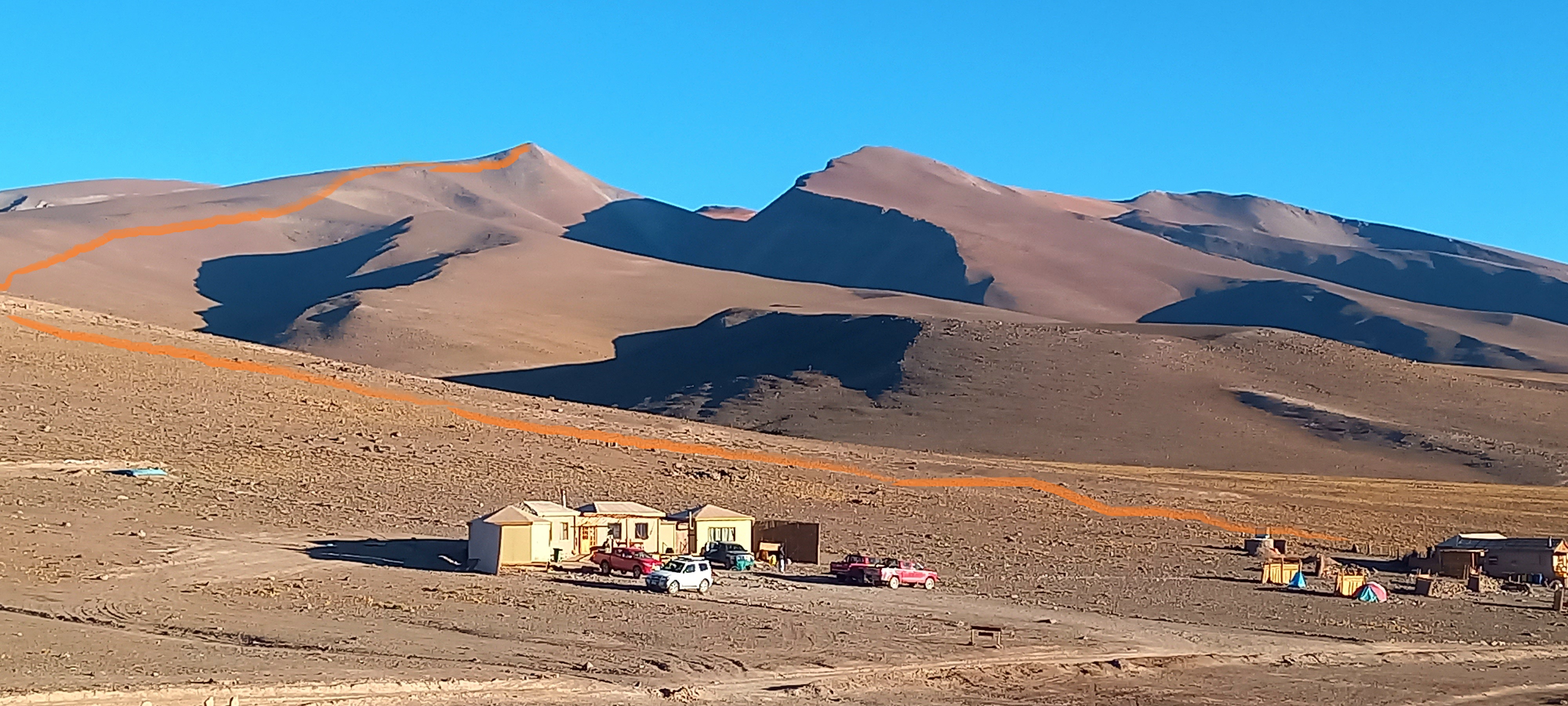 Cerro Siete Hermanas - Filo Sur - Andeshandbook
