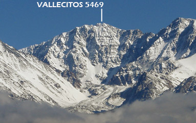 Cerro Vallecitos visto desde el Este