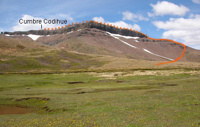 Vista ruta Codihue Vista ruta Codihue