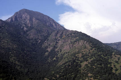 Cerro Manquehue, ruta Agua del Palo Cerro Manquehue, ruta Agua del Palo