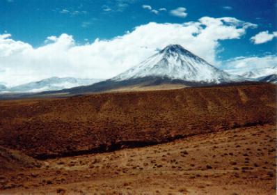 El Licancabur luego de la tormenta El Licancabur luego de la tormenta