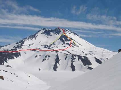 Ruta Normal Volcán Planchón