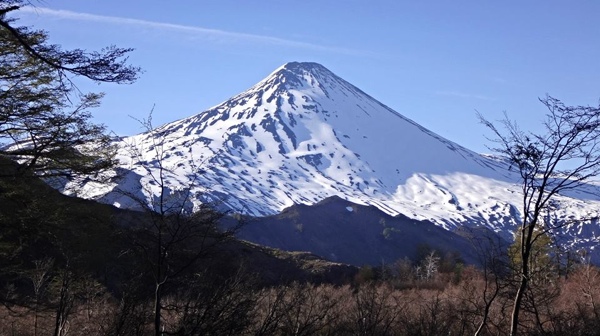 Antuco desde el norte.