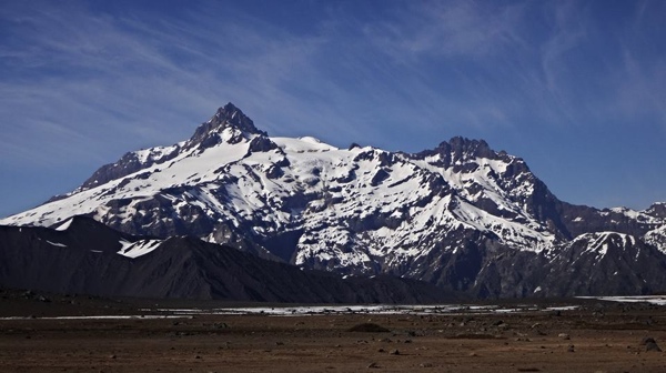 Sierra Velluda desde el norte.