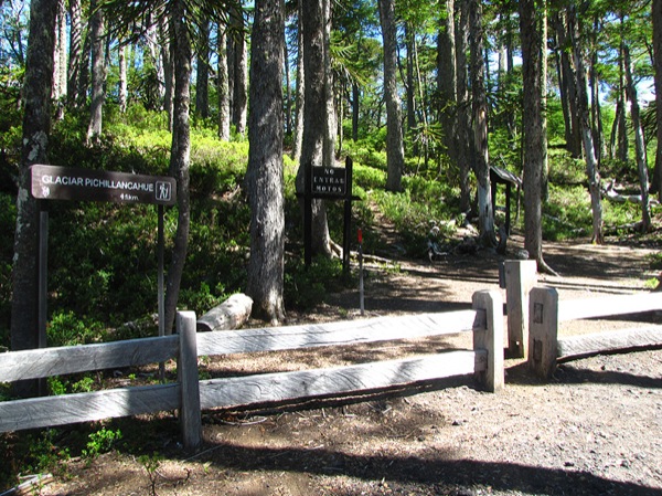 Inicio del sendero