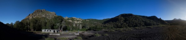 Panorámica en el refugio de Shangri-Lá