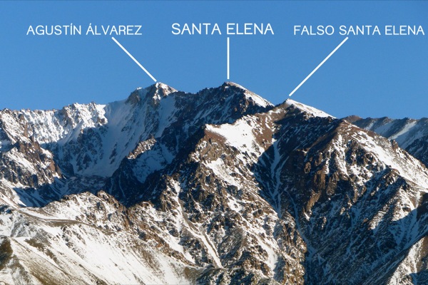 Santa Elena desde valle de Potrerillos