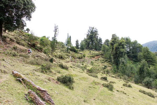 Cuesta hacia Refugio Dos Cóndores