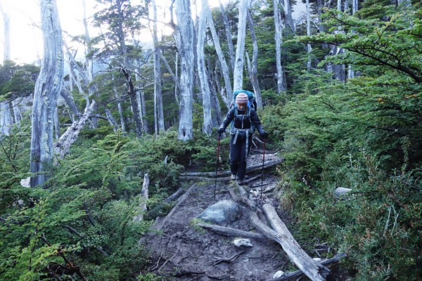 Sendero con barro