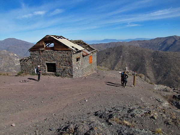 Vista del refugio actual