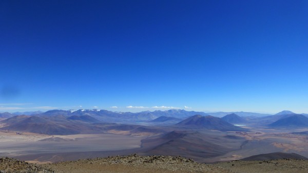 Vista desde la cumbre del cerro hacia el Sur