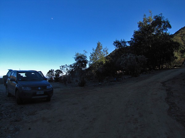 Estacionamiento junto al mirador