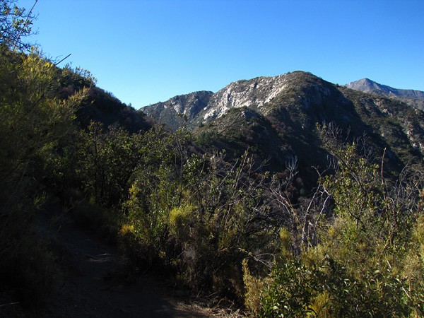 Llegando al portezuelo