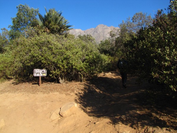 Desvío al mirador del Amasijo