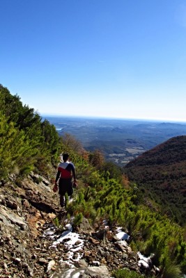 Vista hacia el Oeste