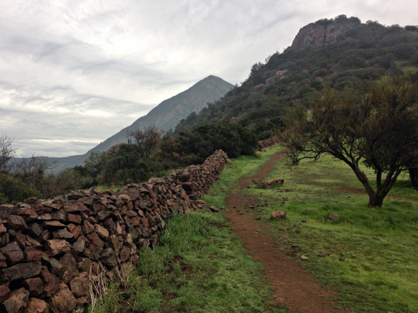 Manquehuito, a lo lejos el Manquehue