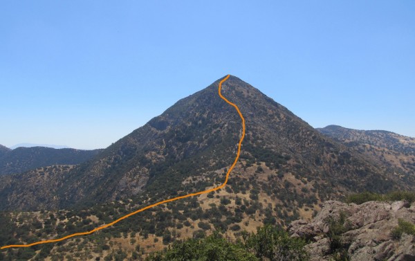 Ruta por el filo este Ruta por el filo este