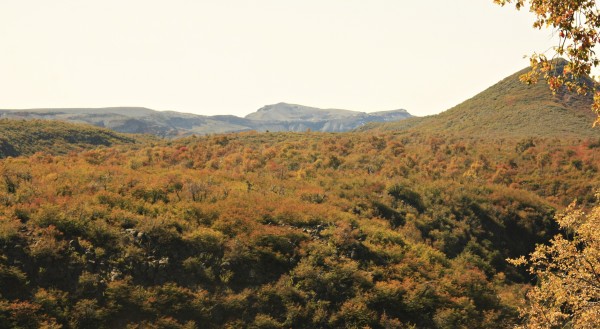 Vista Noreste desde el Parador Tres Cuernos.