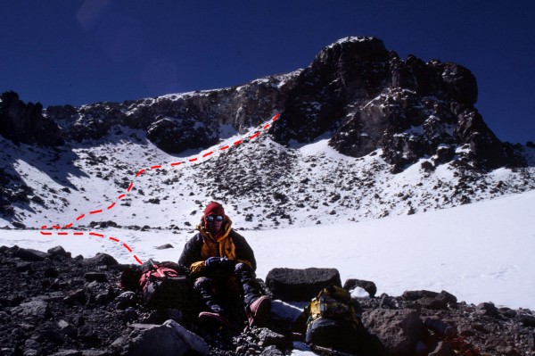 Cráter Volcán Ojos del Salado