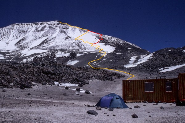 Refugio Tejos y ruta cumbrera