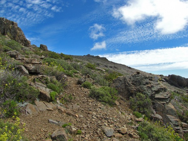 Llegando a la cumbre