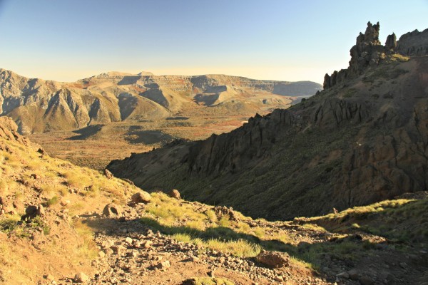 Vista quebrada abajo