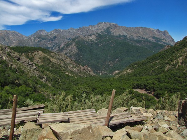 Mirador del valle de Ancoa