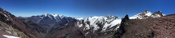 Panorámica hacia el Oeste desde el paso de las Pircas