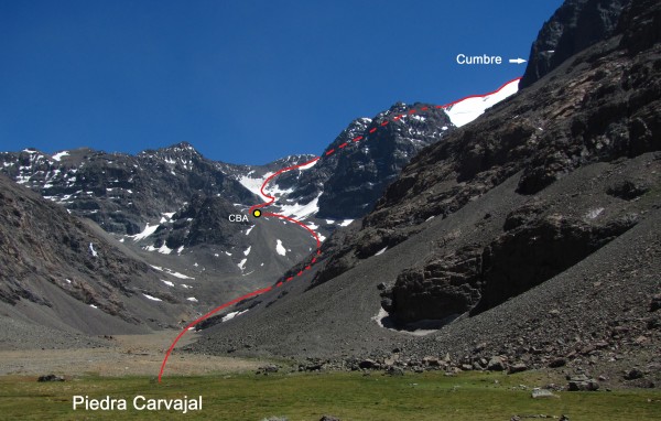 Ruta Glaciar del Rincón desde Casa de Piedra Carvajal Ruta Glaciar del Rincón desde Casa de Piedra Carvajal