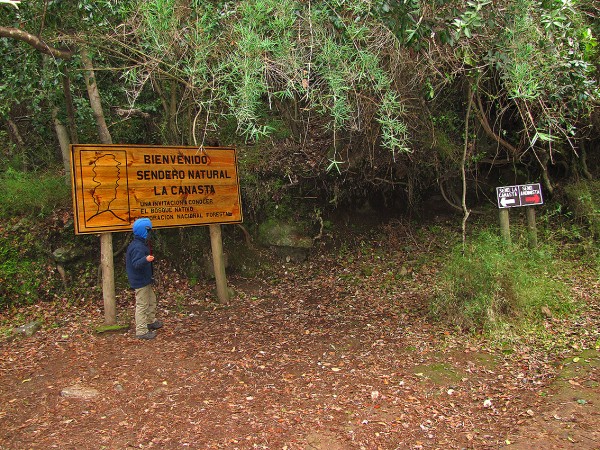 Entrada al sendero