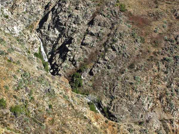 Vista de la cascada inferior