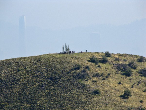 Cumbre del Alto de las Vizcachas desde la ruta al Provincia