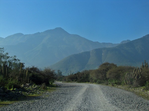 Camino hacia la mina