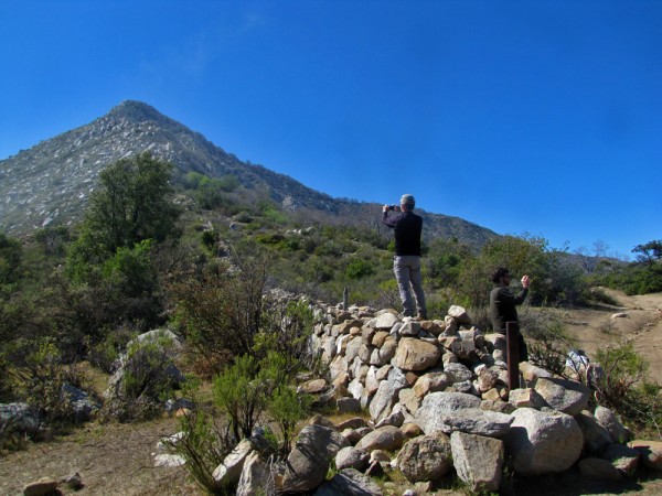Punta Imán - Cara Oeste desde Quebrada de Alvarado - Andeshandbook