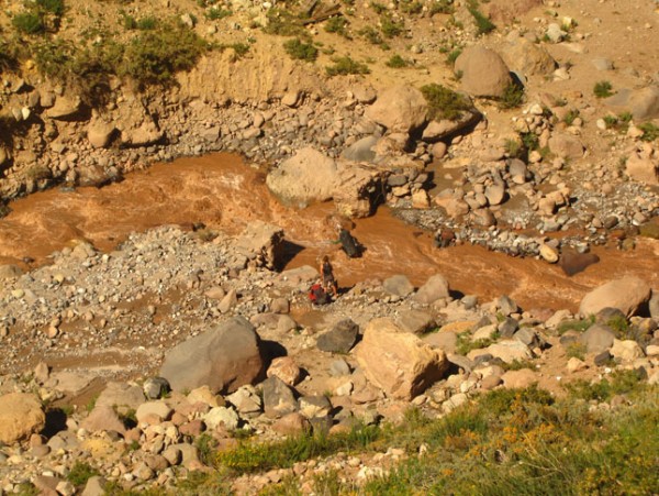 Cruce del Azufre sin puente