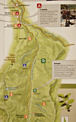 Mapa oficial de la reserva