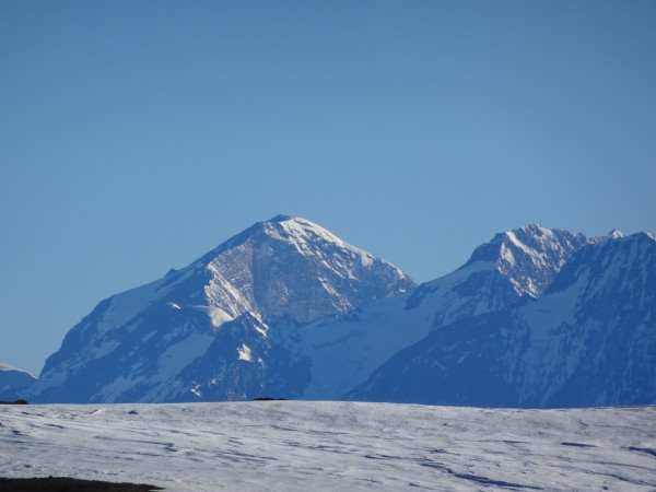 Nevado del plomo desde cumbre Piuquencillo