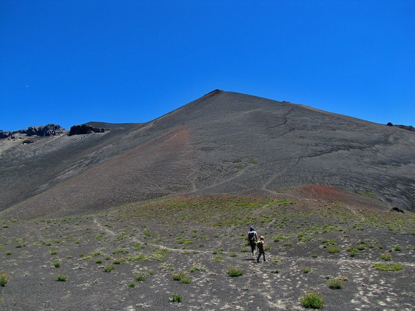 Base del cono volcánico